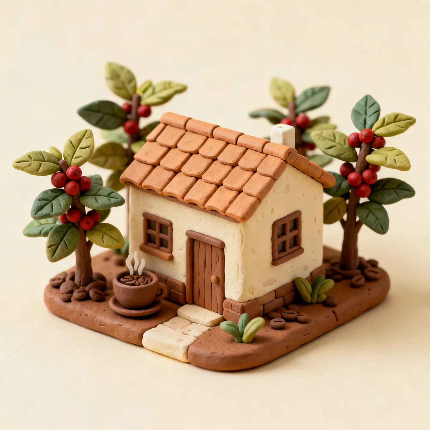 La finca en plastilina